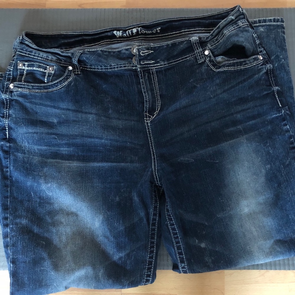 Distressed Plus Size Jeans